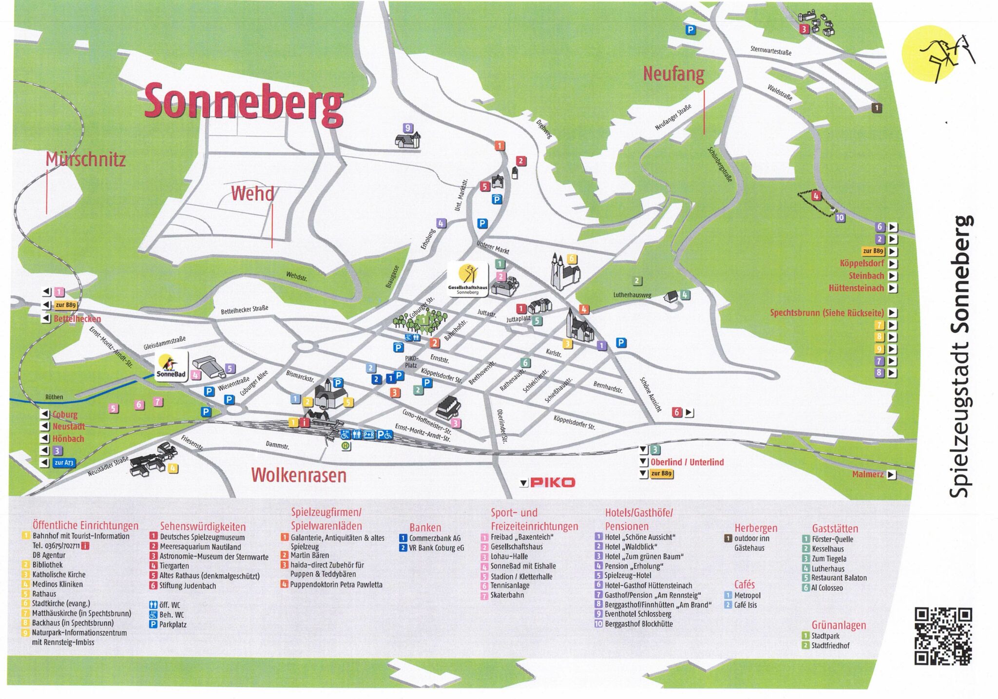 Stadtplan – Touristinformation der Spielzeugstadt Sonneberg